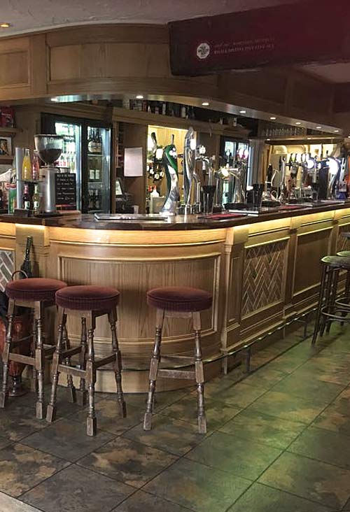 The Carpenters Arms bar interior