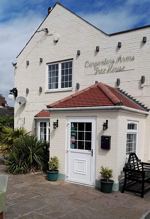 The Carpenters Arms front entrance